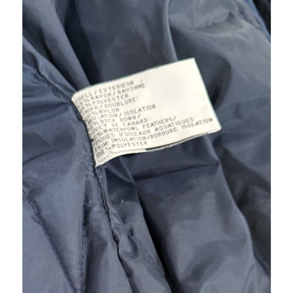 Rare Talbots Men’s Duck Down Parka Chore XL/XXL Long Fit Quilted 48x34x29 - Picture 14 of 14